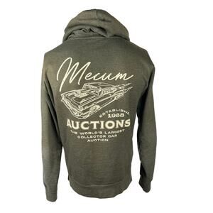 Mecum Auctions Hoodie Adult Medium Green Car